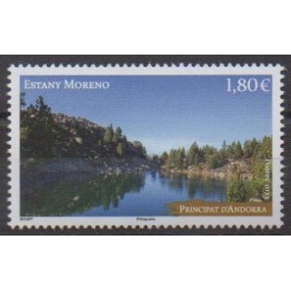 Buy this stamp of French Andorra of the year 2023 (Estany Moreno).