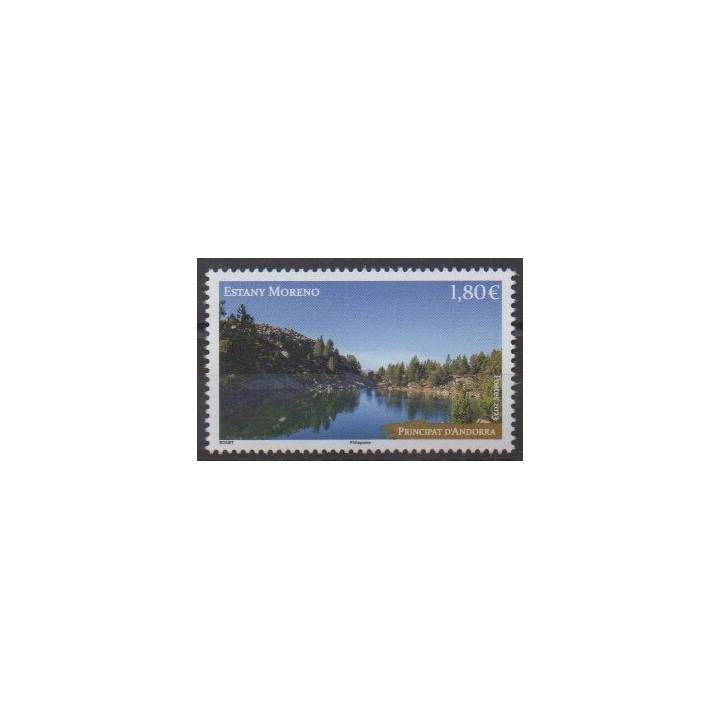Buy this stamp of French Andorra of the year 2023 (Estany Moreno).