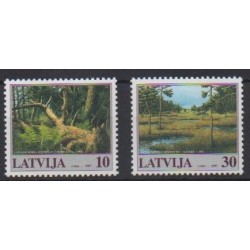 Lettonie - 1997 - No 426/427 - Parcs et jardins