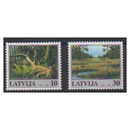 Latvia - 1997 - Nb 426/427 - Parks and gardens