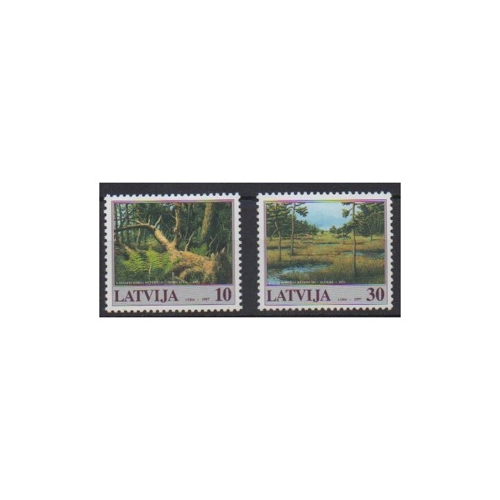 Acheter cette série de timbres de Lettonie  de l'année 1997 (No 426/427).