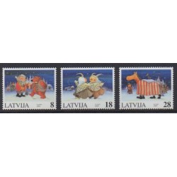 Lettonie - 1997 - No 428/430 - Noël