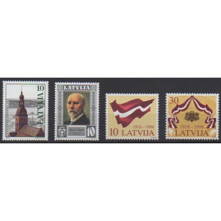 Buy this set of stamps of Latvia of the year 1998 (Nb 452/455).