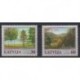 Lettonie - 1999 - No 464/465 - Parcs et jardins - Europa