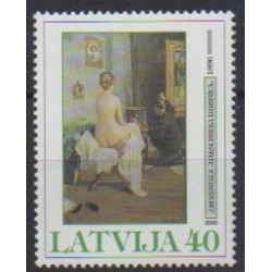 Latvia - 2000 - Nb 483 - Paintings
