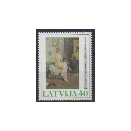 Lettonie - 2000 - No 483 - Peinture
