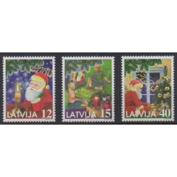 Lettonie - 1999 - No 480/482 - Noël