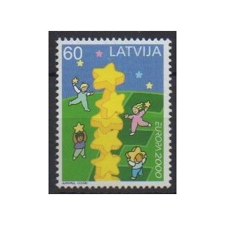 Buy this stamp of Latvia of the year 2000 (Nb 490).