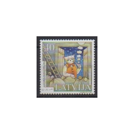 Latvia - 2001 - Nb 519 - Literature