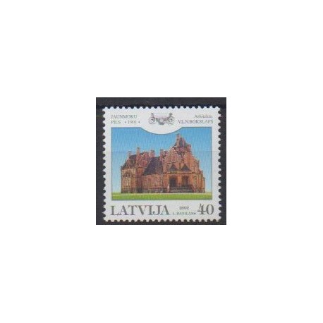 Lettonie - 2002 - No 546 - Châteaux