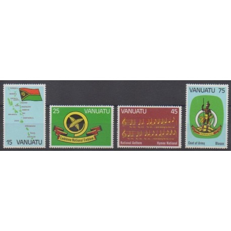 Vanuatu - 1981 - No 631/634 - Histoire