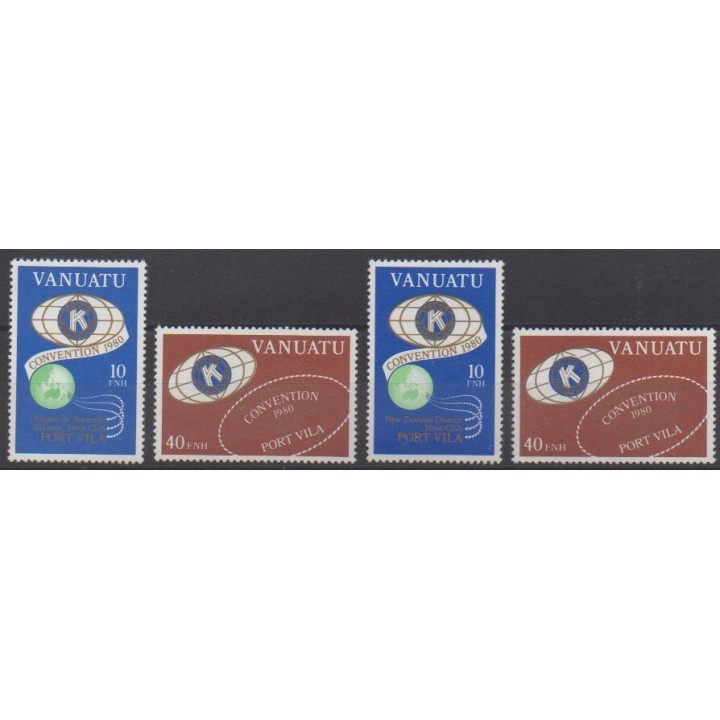 Buy this set of stamps of Vanuatu of the year 1980 (Nb 613/616).