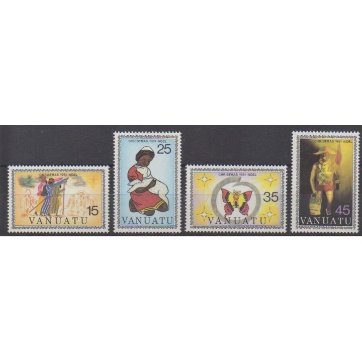 Acheter cette série de timbres du Vanuatu de l'année 1981 (No 635/638).