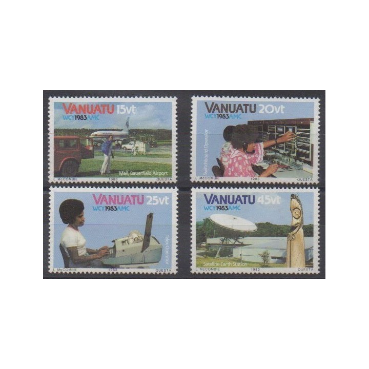 Acheter cette série de timbres du Vanuatu de l'année 1983 (No 682/685).