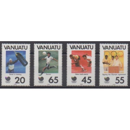 Vanuatu - 1988 - No 806/809 - Jeux Olympiques d'été