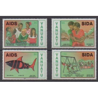 Buy this set of stamps of Vanuatu of the year 1991 (Nb 870/873).