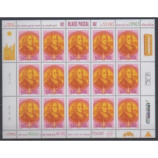Acheter ce feuillet de France de l'année 2023 (No F103 - Blaise Pascal).