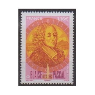 Buy this stamp of France of the year 2023 (Blaise Pascal).