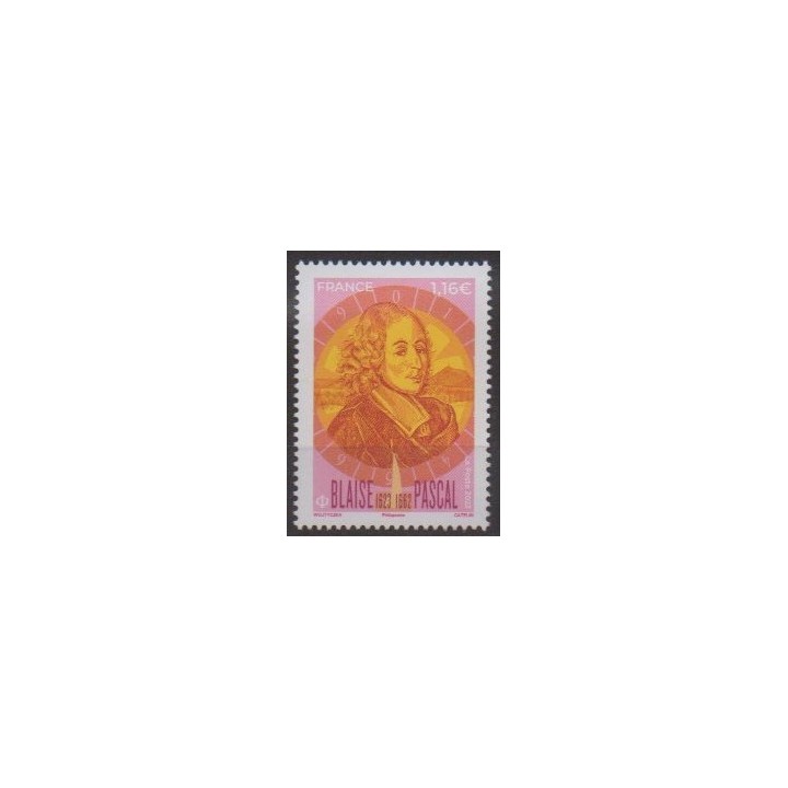 Buy this stamp of France of the year 2023 (Blaise Pascal).