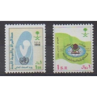 Buy this set of stamps of Saudi Arabia of the year 1998 (Nb 1038/1039).