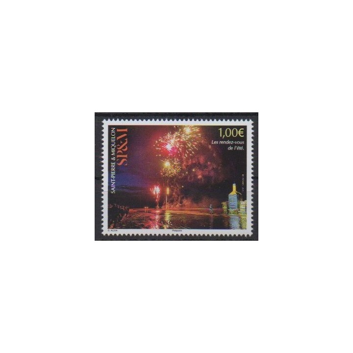 Buy this stamp of Saint-Pierre et Miquelon of the year 2023 (Les rendez-vous de l'été).