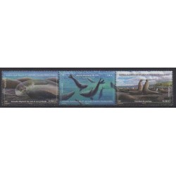 French Southern and Antarctic Territories - Post - 2023 - Nb 1046/1048 - Mamals - Sea life
