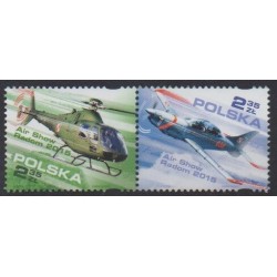 Pologne - 2015 - No 4434/4435 - Hélicoptères - Aviation