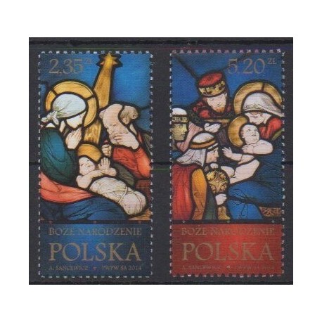 Pologne - 2014 - No 4412/4413 - Noël