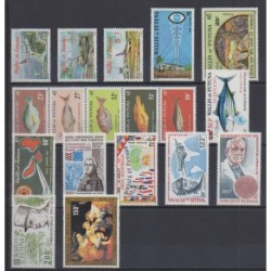 Wallis et Futuna - Année complète - 1980 - No 254/264 - PA101/PA107