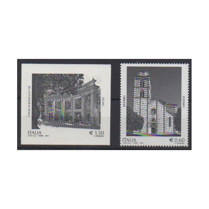 Acheter cette série de timbres d'Italie de l'année 2012 (No 3310/3311).