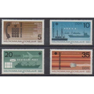 Acheter cette série de timbres d'Allemagne orientale (RDA) de l'année 1983 (No 2415/2418).