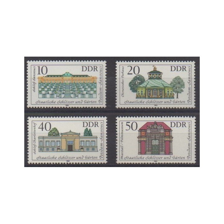Buy this set of stamps of East Germany (GDR) of the year 1983 (Nb 2468/2471).