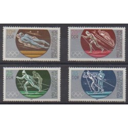 East Germany (GDR) - 1983 - Nb 2478/2481 - Winter Olympics
