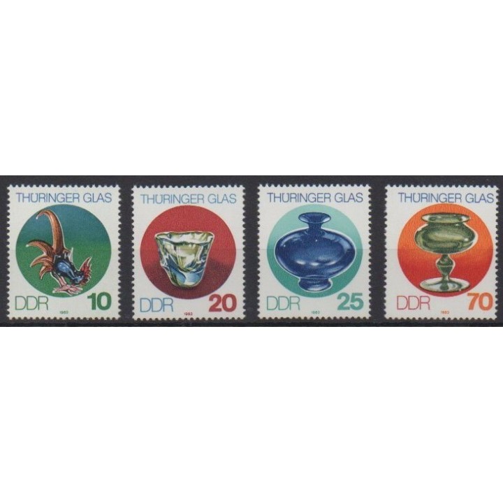 Acheter cette série de timbres d'Allemagne orientale (RDA) de l'année 1983 (No 2474/2477).
