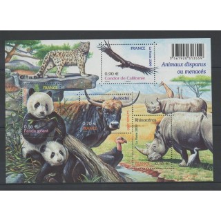Timbres - France - Blocs et feuillets - 2009 - No BF 128 - Animaux