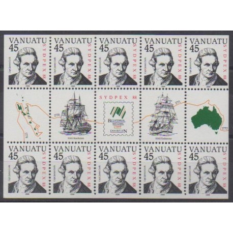 Vanuatu - 1988 - Nb F805 - Boats - Philately