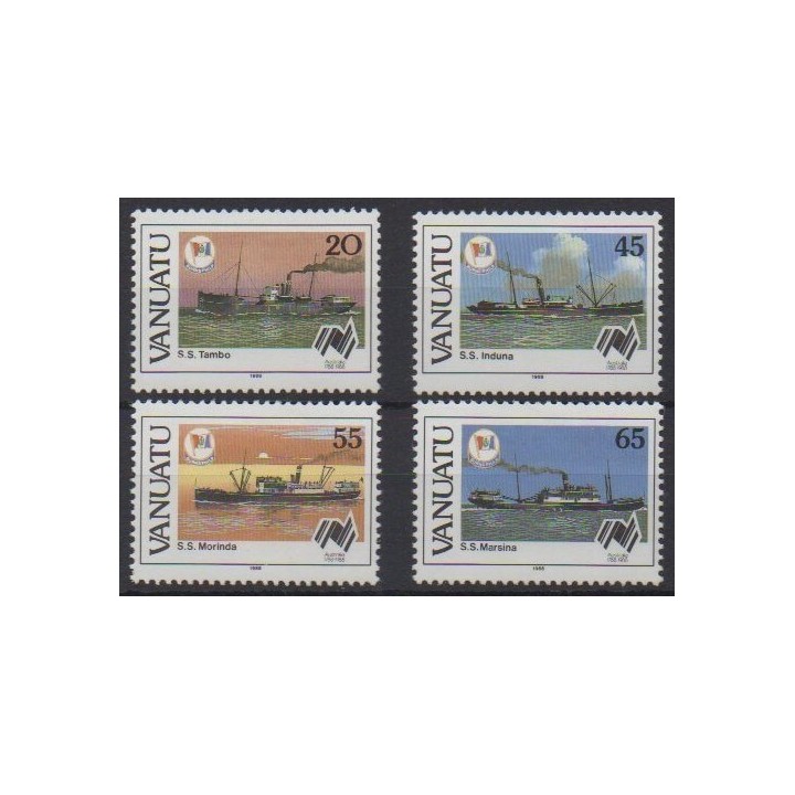 Buy this set of stamps of Vanuatu of the year 1988 (Nb 801/804).