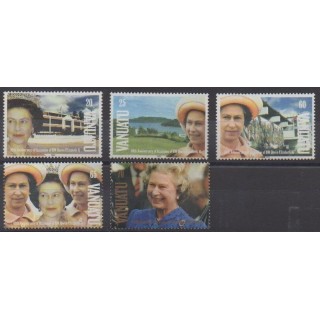Acheter cette série de timbres du Vanuatu de l'année 1992 (No 878/882).