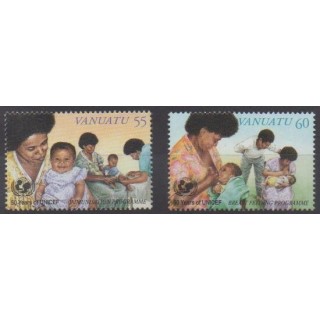 Buy this set of stamps of Vanuatu of the year 1996 (Nb 1003/1004).