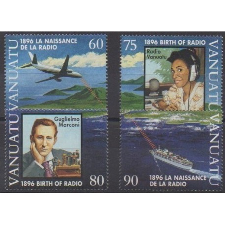 Vanuatu - 1996 - No 1005/1008 - Télécommunications