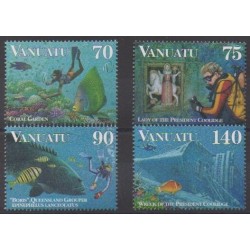 Vanuatu - 1997 - No 1021/1024 - Vie marine