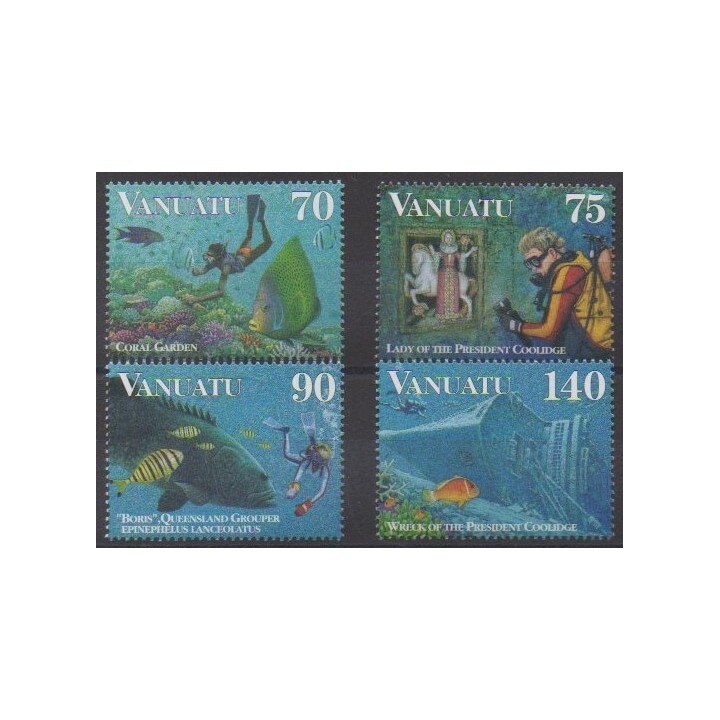 Buy this set of stamps of Vanuatu of the year 1997 (Nb 1021/1024).