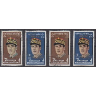 Acheter cette série de timbres de Nouvelles-Hébrides  de l'année 1970 (No 304/307). - Oblitéré