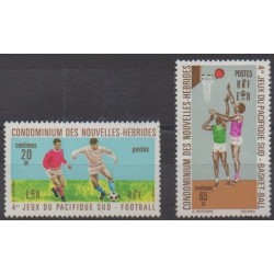 Nouvelles-Hébrides - 1971 - No 308/309 - Sports divers