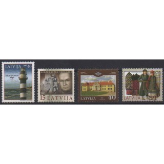 Buy this set of stamps of Latvia of the year 2005 (Nb 620/623).