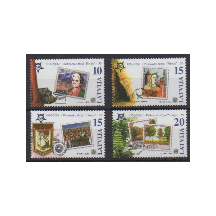 Acheter cette série de timbres de Lettonie  de l'année 2006 (No 627/630).