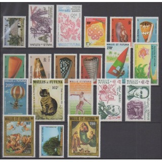 Buy the stamps of Wallis et Futuna of the year 1983 (Nb 302/311 - PA122/PA131).