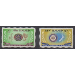 Acheter cette série de timbres de Nouvelle-Zélande de l'année 1971 (No 530/531).