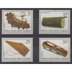 Papouasie-Nouvelle-Guinée - 1969 - No 166/169 - Musique