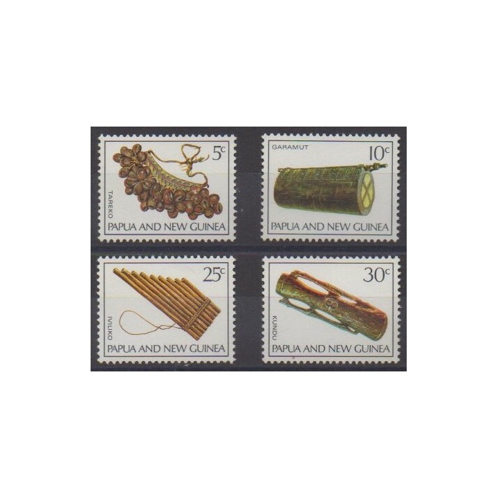 Acheter cette série de timbres de Papouasie-Nouvelle-Guinée de l'année 1969 (No 166/169).